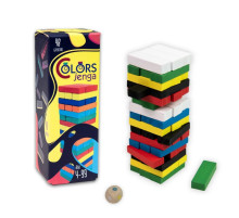 Настільна гра "Colors Jenga" 30717, 48 брусків, українською мовою