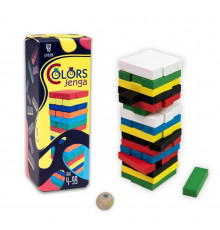 Настільна гра "Colors Jenga" 30717, 48 брусків, українською мовою