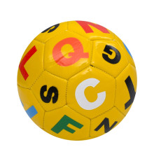 М'яч футбольний Alphabet MS 4833(Yellow) розмір №2, 90 г, у пакеті