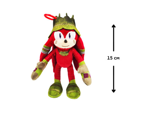 Мягкая игрушка на клипсе Наклз SONIC PRIME SON7004D 15 см
