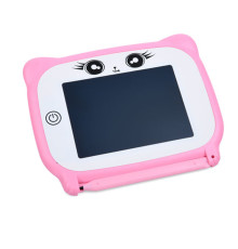 Дитячий розвиваючий LCD планшет для малювання KS666-1(Pink) 4,4 дюйми, на батарейці