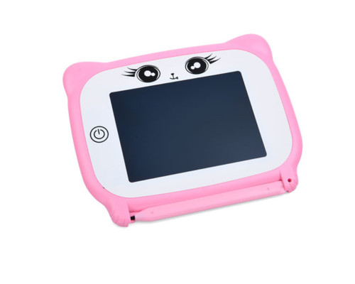 Дитячий розвиваючий LCD планшет для малювання KS666-1(Pink) 4,4 дюйми, на батарейці