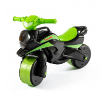 Мотобайк беговел Doloni Toys 0138/590 Чорно-Зелений