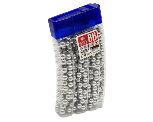 Пульки для детского оружия TD2023133(Silver) пластик 6 мм, 500 шт