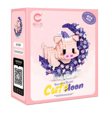 Дитячий конструктор Рожева свинка 8981 серії "Cute Moon", 474 деталі
