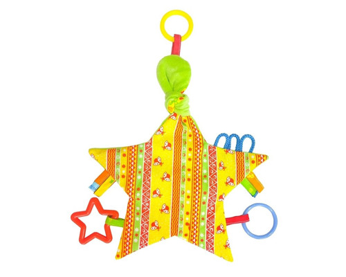 Забавка-подвеска "Звездочка с кольцами" МС 030602-02(Green)