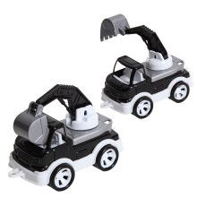 Детский экскаватор "Mini Matik" 002/4BMS(Black) подвижная стрела, 13,5 см