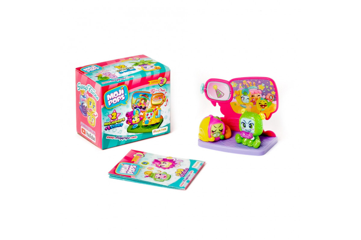 Іграшка-сюрприз "Коробочка Пригод" Moji Pops PMP2D612IN00 в асортименті, сцена та 2 фігурки Іграшка-сюрприз "Коробочка Пригод" Moji Pops PMP2D612IN00 в асортименті, сцена та 2 фігурки