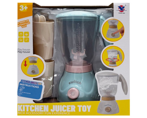 Дитяча побутова техніка "Міксер" XS-25020(Turquoise) звукові ефекти