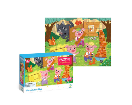 Дитячий пазл "Троє поросят" 300695, 30 елементів