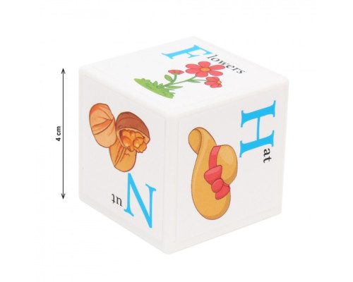 Дитячий розвиваючий набір кубиків "Англійська абетка" 1325TXK 12 кубиків