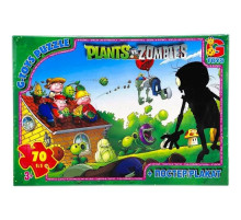 Детский пазл "Растения против Зомби" PVZ04 постер, 70 элементов