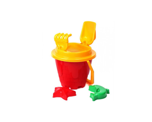 Іграшка "Набір Замок" ТехноК 2278TXK для ігор з піском Червоний