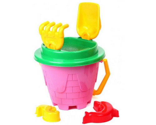 Іграшка "Набір Замок" ТехноК 2278TXK для ігор з піском Рожевий