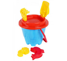 Игрушка "Набор Замок" ТехноК 2278TXK для игр с песком Голубой