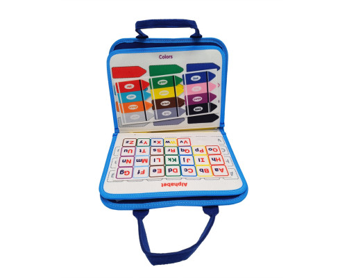 Дитяча розвивальна сумочка-логіка XX45285-3 тактильні, розвивальні вправи, з фетру