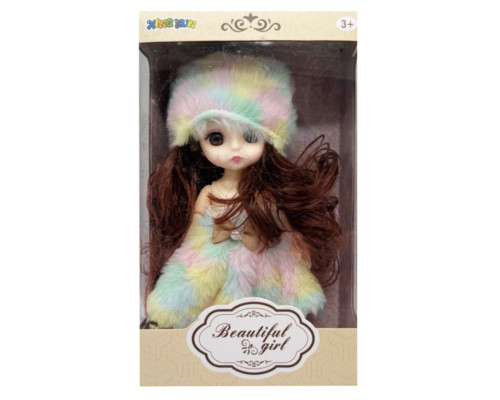 Дитяча іграшкова лялька 1361-8 шарнірна, розмір 15 см