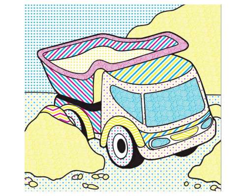 Водні розмальовки Чарівна розмальовка Машинки 757159, 4 малюнки