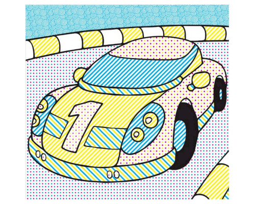 Водні розмальовки Чарівна розмальовка Машинки 757159, 4 малюнки