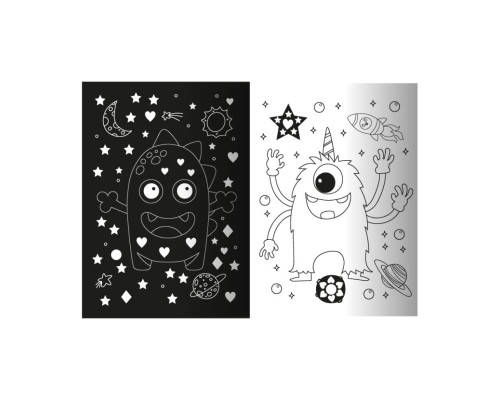 Дитяча книжечка з неоновими стікерами "Королівство монстрів" РМ-69-03