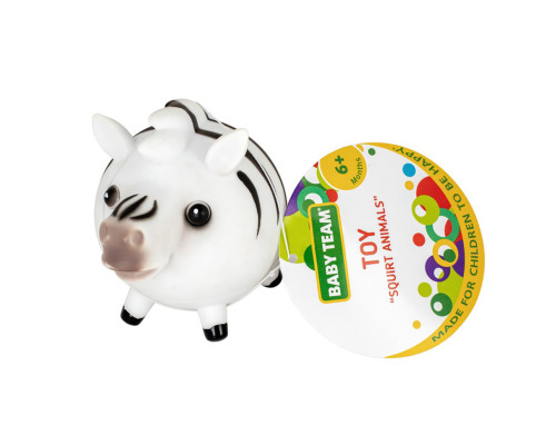 Дитяча іграшка для купання "Бризкаючі тваринки Зебра" 8750_зебра