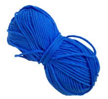 Пряжа фасованная петлевая NB113, 80% хлопка, 20% молочная клетчатка, синий