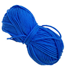 Пряжа фасована петляста NB113, 80% бавовни, 20% молочна клітковина, синій