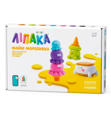 Дитячий набір пластиліну "Класне морозиво" Lipaka 60055-UA01 самостійно твердне