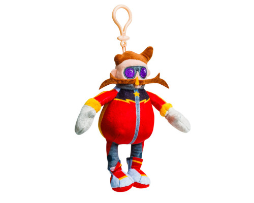 Мягкая игрушка на клипсе Доктор Эггман SONIC PRIME SON7004E 15 см