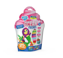 Набір для ліплення з повітряним пластиліном Air Clay 70159, 25 стиків Русалонька