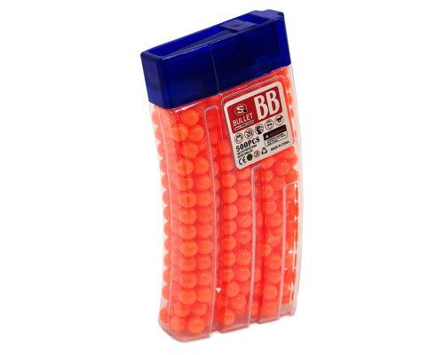 Пульки для детского оружия TD2023133(Orange) пластик 6 мм, 500 шт