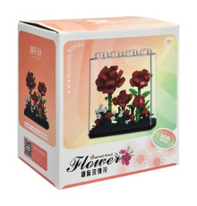 Дитячий Конструктор Ornament Flower 7376 у колбі, 308 деталей