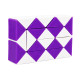 Головоломка Змейка Рубика IGR67(Violet) маленькая 3,5x5,5 см, двухцветная