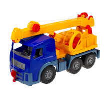 Игрушечная машинка Кран 0572 с выдвижной стрелой  Синий