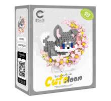 Детский конструктор Серый щенок 8982 серии "Cute Moon", 452 детали