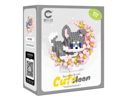 Дитячий конструктор Сіре цуценя 8982 серії "Cute Moon", 452 деталі
