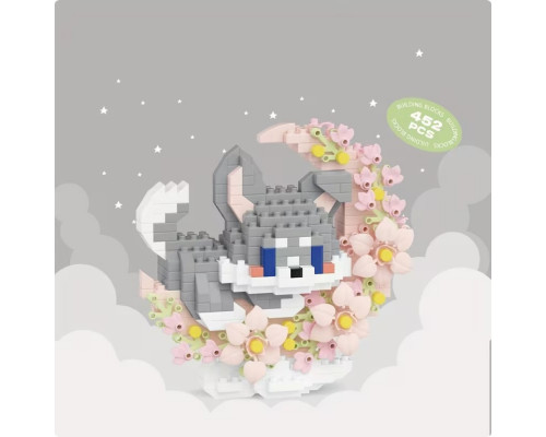 Дитячий конструктор Сіре цуценя 8982 серії "Cute Moon", 452 деталі