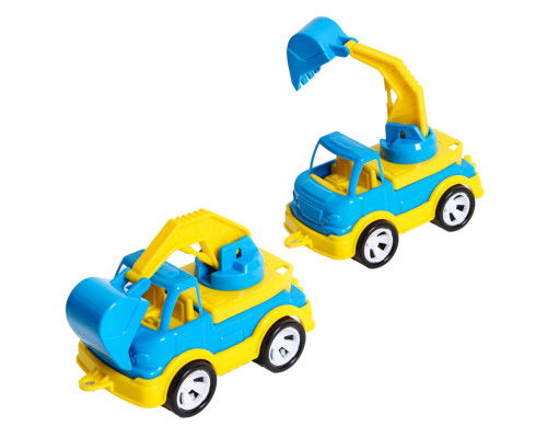 Детский экскаватор "Mini Matik" 002/4BMS(Blue) подвижная стрела, 13,5 см
