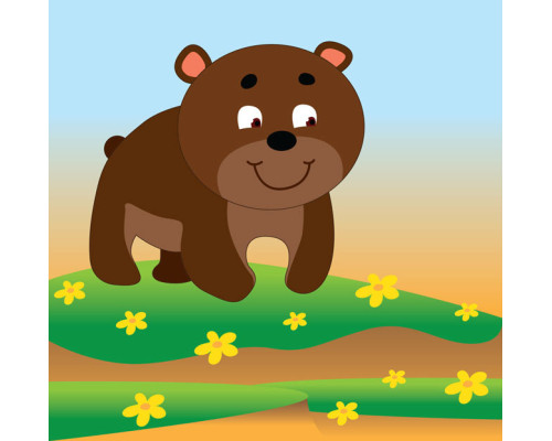 Дитяча розвиваюча книга Мама і малюки "Єнотики" 402863 з наклейками