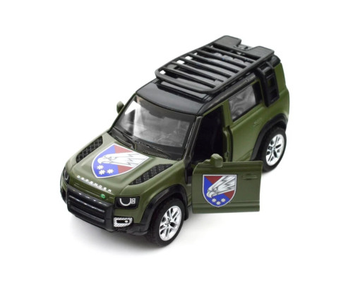 Автомодель серии "Шевроны Героев" Land Rover Defender 110 "25 ОПДБр" TechnoDrive 250289M