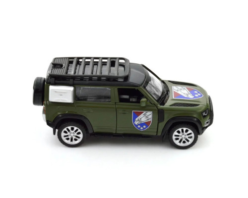 Автомодель серии "Шевроны Героев" Land Rover Defender 110 "25 ОПДБр" TechnoDrive 250289M