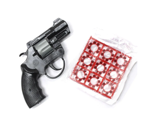 Іграшковий револьвер з пістонами "DATIS" Golden Gun 119GG