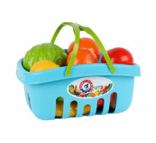 Игровой набор продуктов 5354TXK в корзинке Голубой Игровой набор продуктов 5354TXK в корзинке Голубой