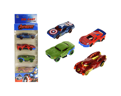 Набір металевих машинок "Супергерой" 1210-11S