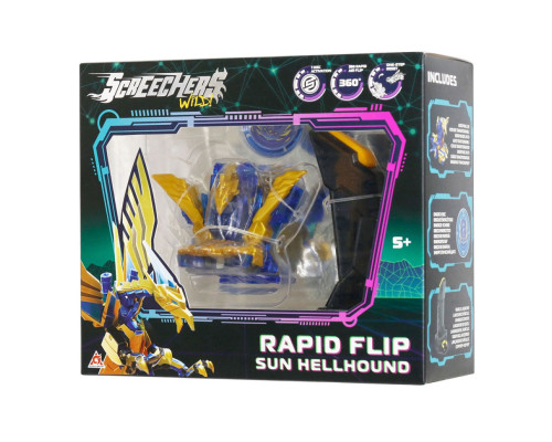 Ігровий набір "S5 L0.5 Сан Хелхаунд" Screechers Wild! EU686104B запускач, машинка-трансформер