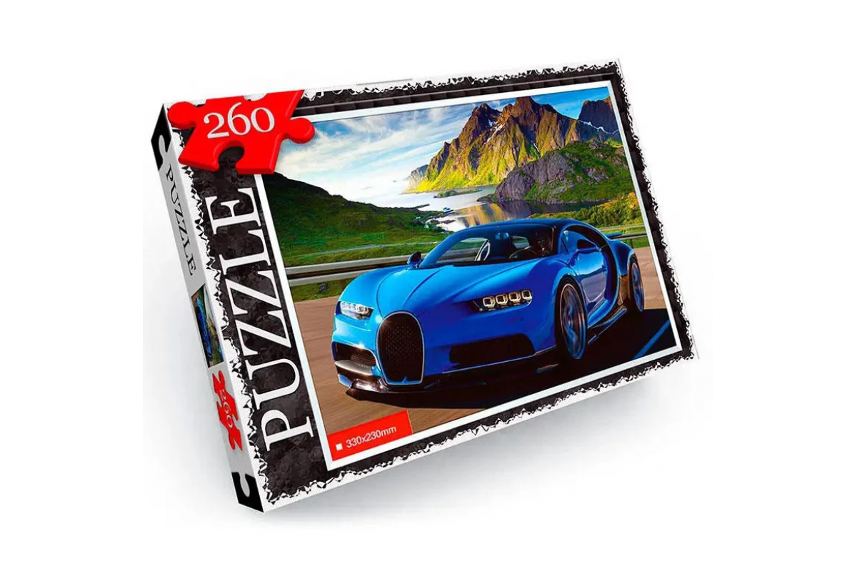 Пазл "Bugatti" Danko Toys C260-13-14, 260 эл. Пазл "Bugatti" Danko Toys C260-13-14, 260 эл.