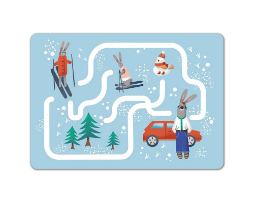 Детские развивающие карточки "Пиши-стирай Лабиринты" 1781001