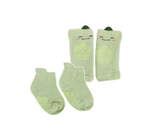 Дитячий набір наколінники і шкарпетки "Огірок" MGZ-0649(Green)
