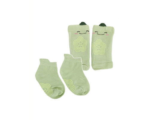 Дитячий набір наколінники і шкарпетки "Огірок" MGZ-0649(Green)