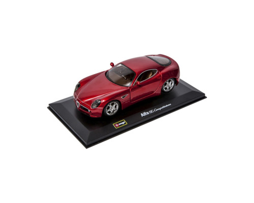 Детская автомодель ALFA 8C COMPETIZIONE Bburago 18-43004 красный металлик, 1:32